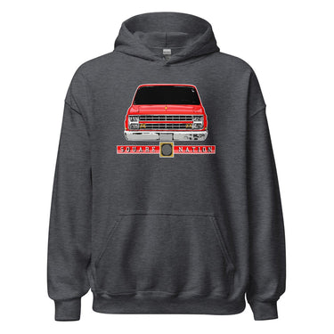 Square Nation C10 Hoodie Squarebody Sweatshirt in grey